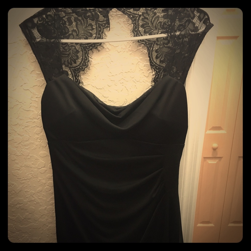 NWT black knee length dress from Dress Barn